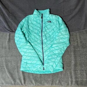 Women’s Extra Small The North Face Thermoball Teal Puffer Jacket